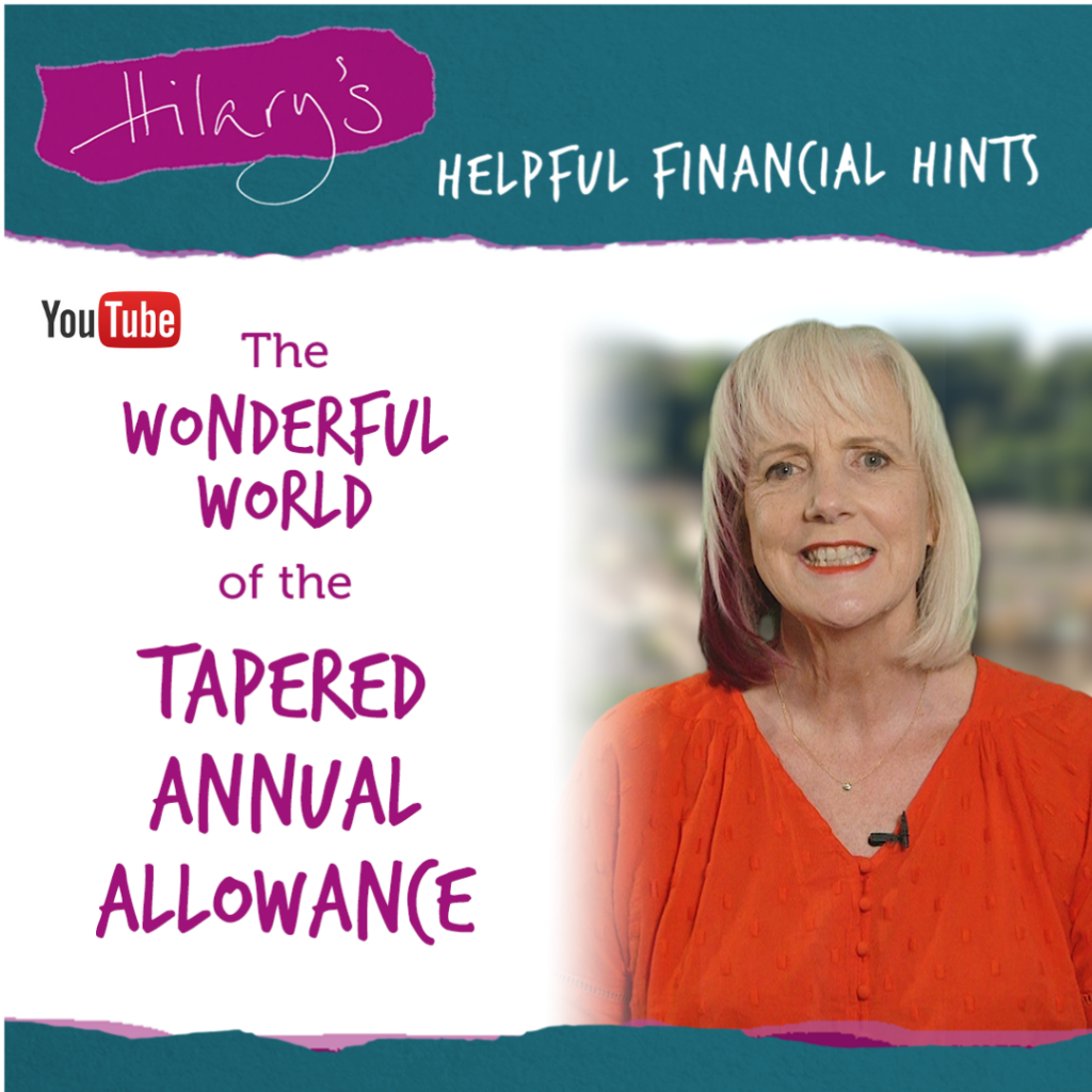 the wonderful world of the tapered annual allowance